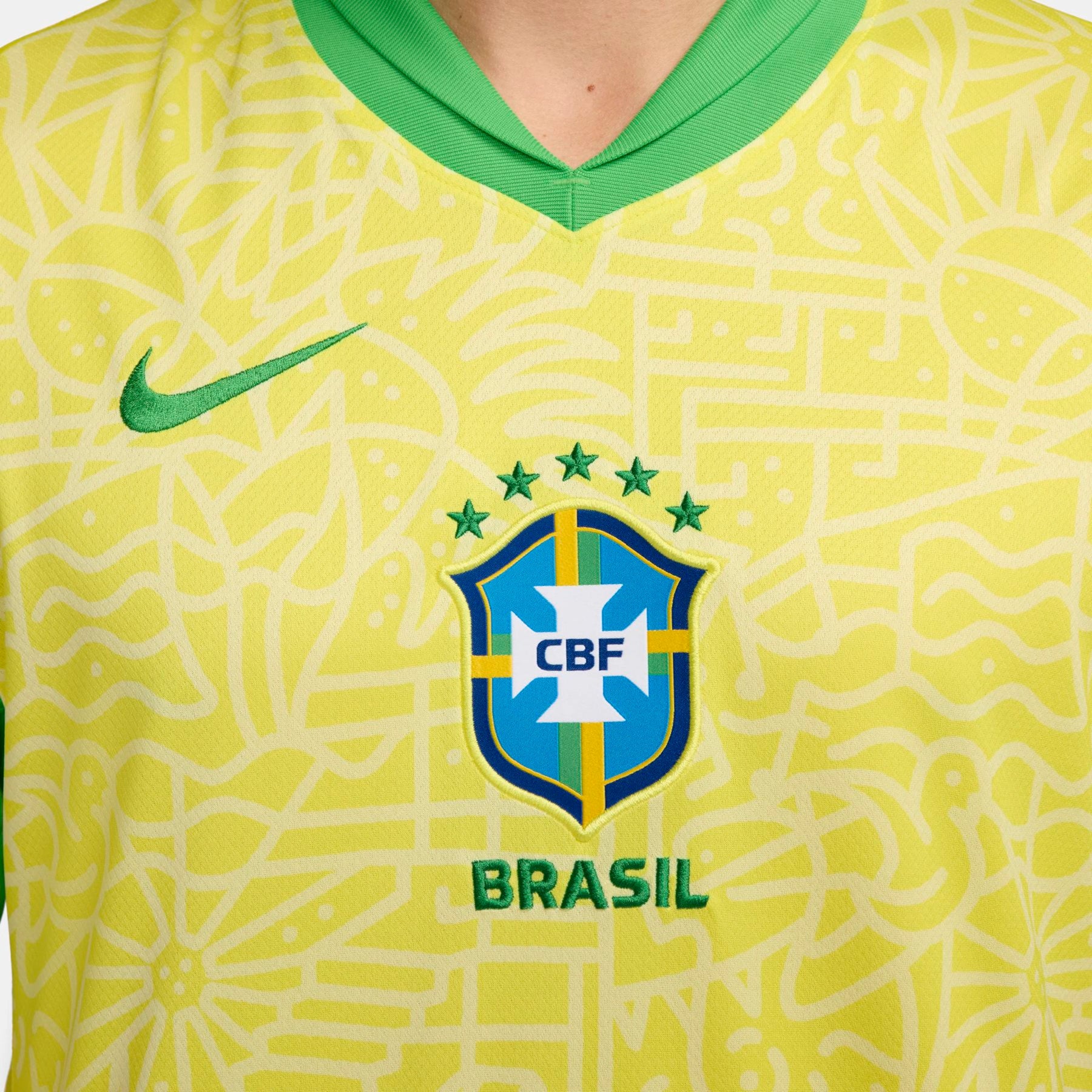 Camisa Seleção Brasileira I 24/25 - Torcedor Nike Masculina - Amarela
