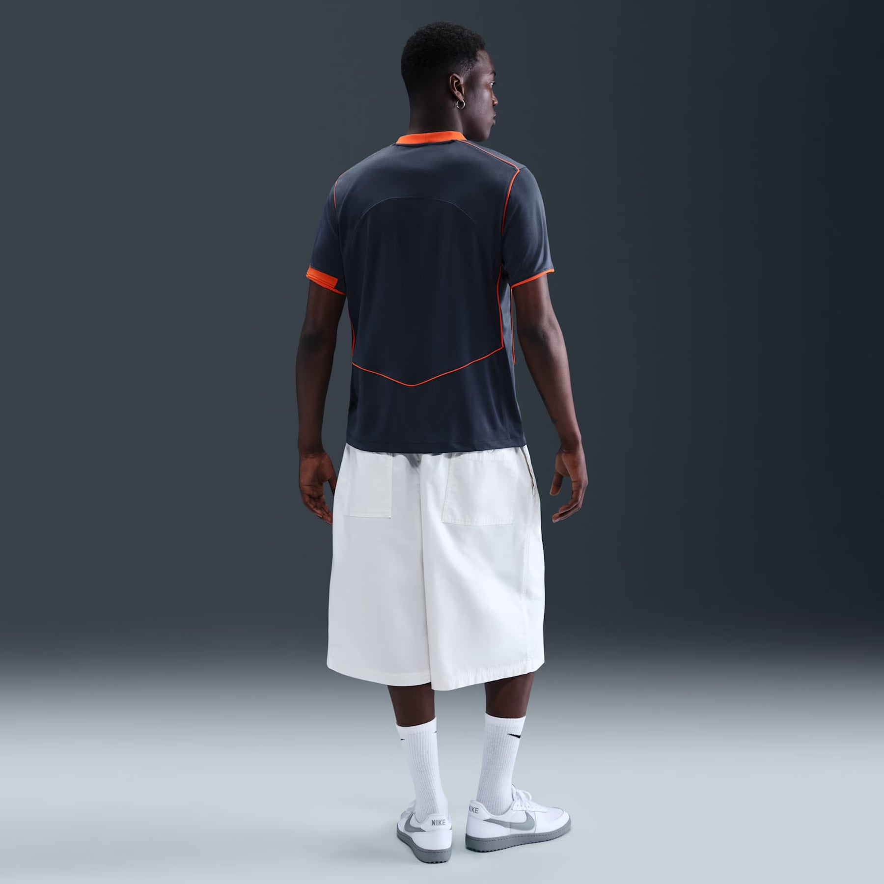 Camisa Inter de Milão III 25/26 Torcedor Nike Masculina - Preta e Laranja