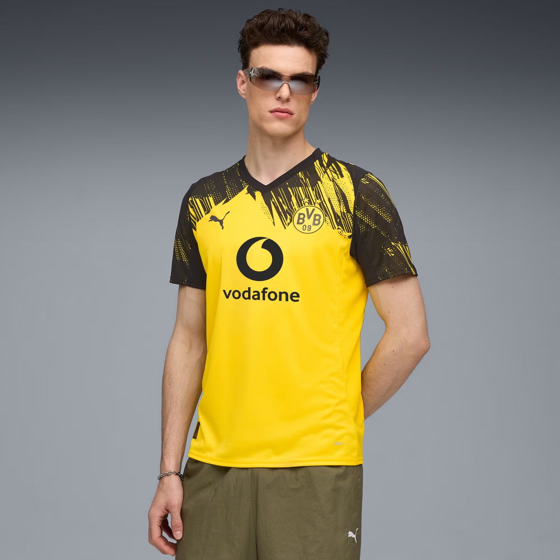 Camisa Borussia Dortmund I 25/26 - Torcedor Puma Masculina - Amarelo