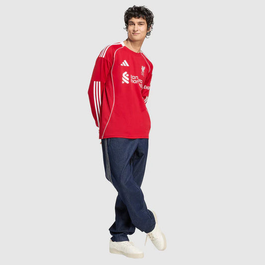 Camisa Liverpool I Manga Longa 25/26 - Torcedor Nike Masculina - Vermelha