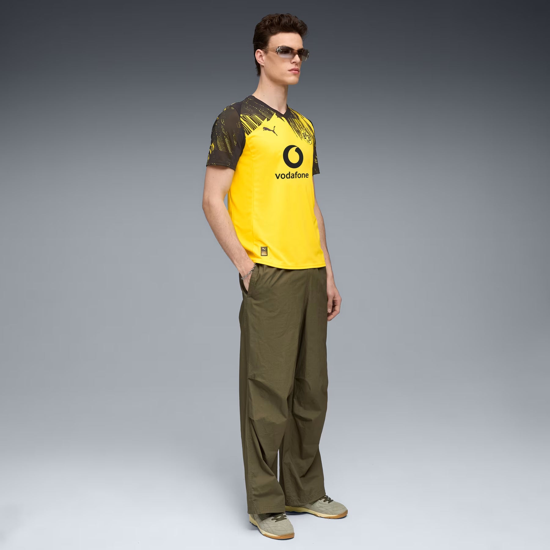 Camisa Borussia Dortmund I 25/26 - Torcedor Puma Masculina - Amarelo