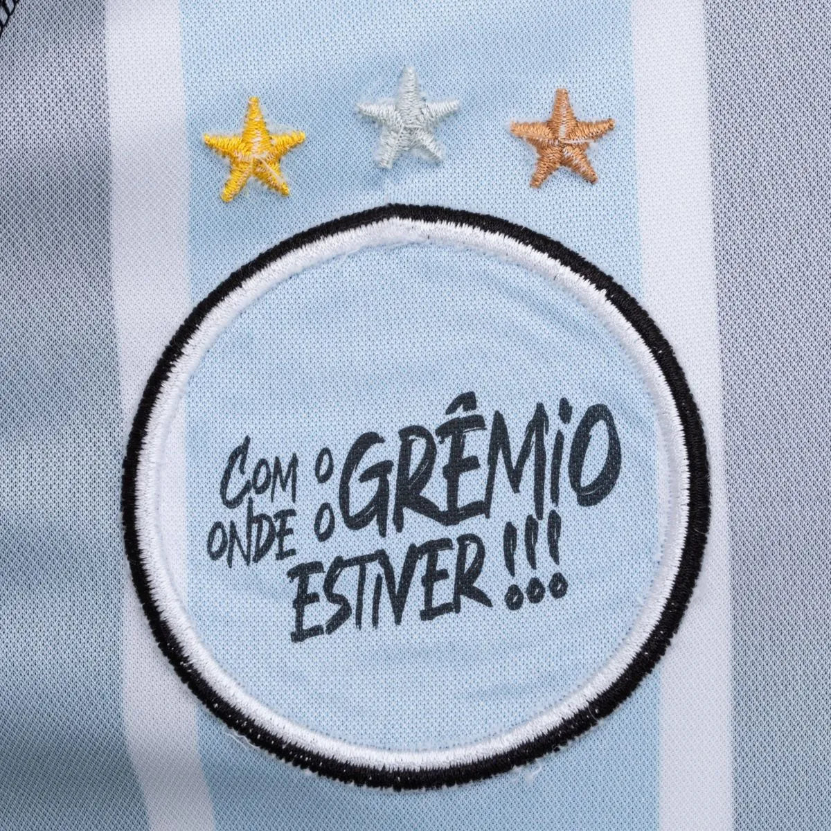 Camisa Grêmio I 26/27 - Azul e Preta + Patrocínios