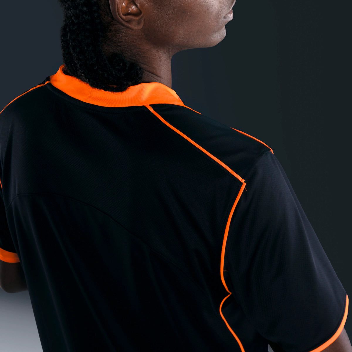 Camisa Corinthians III 25/26 - Torcedor - Preta e Laranja