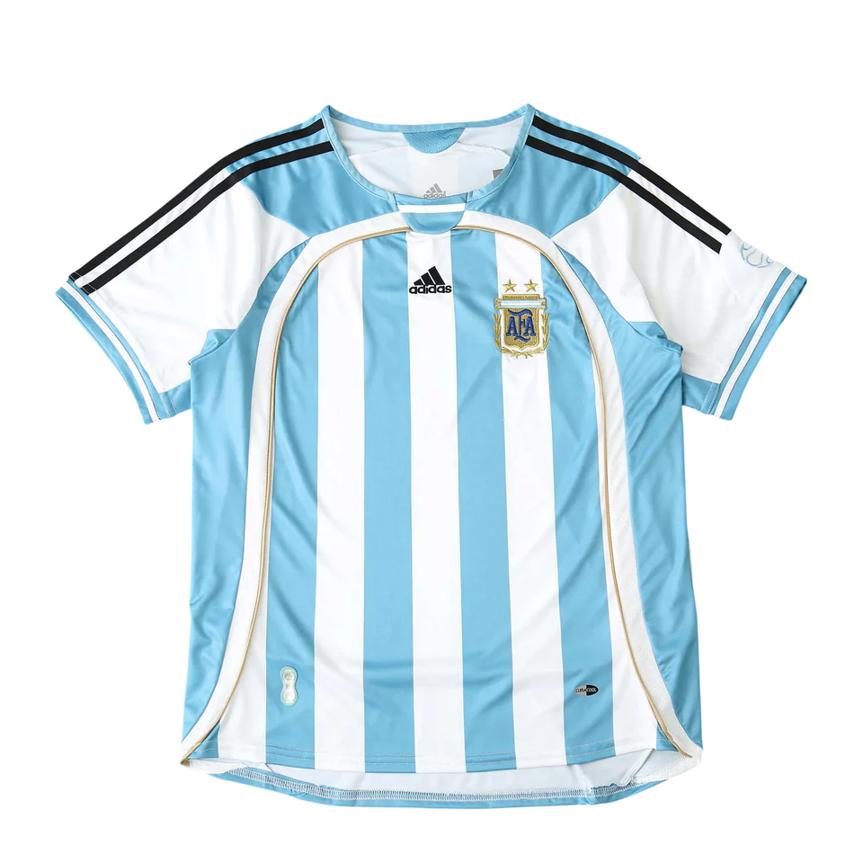 Camisa Argentina I 2006 Adidas - Retrô