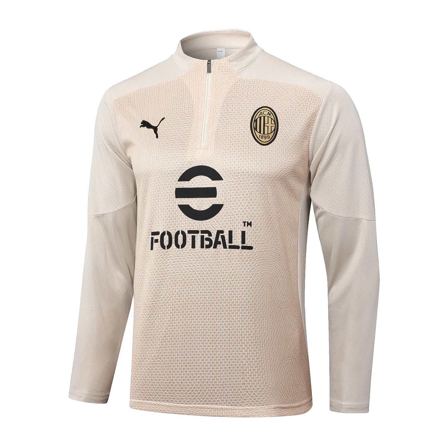 Conjunto Agasalho Treino Milan 24/25 - Bege