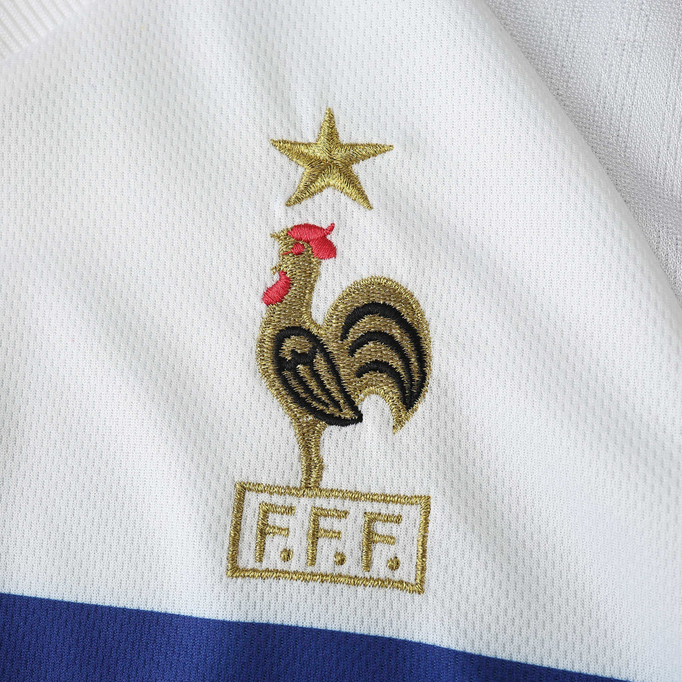 Camisa França II 1998 Adidas - Branca - Retrô