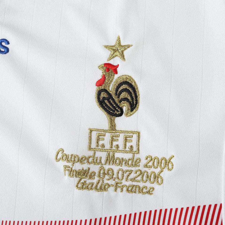 Camisa França II 2006 Adidas - Branca - Retrô