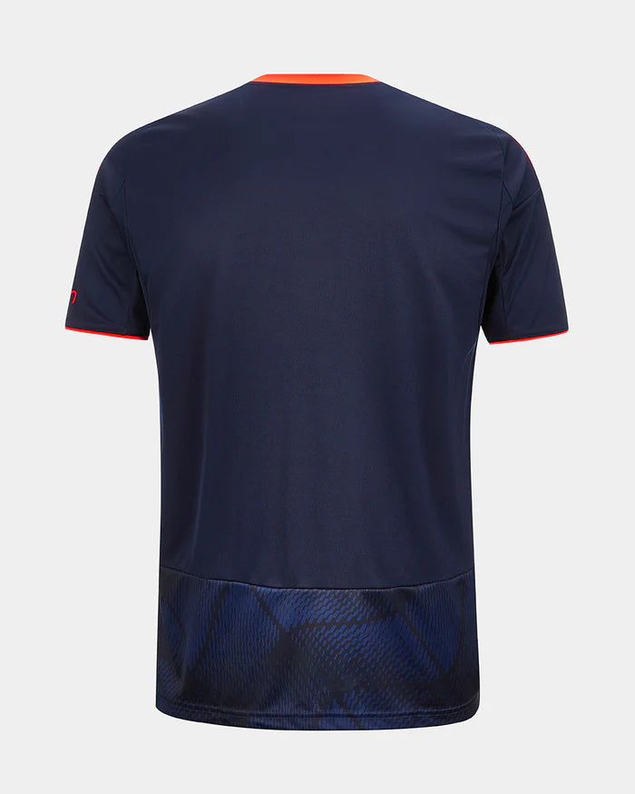 Camisa Nottingham Forest III 25/26 Adidas Torcedor Masculina - Azul e Laranja