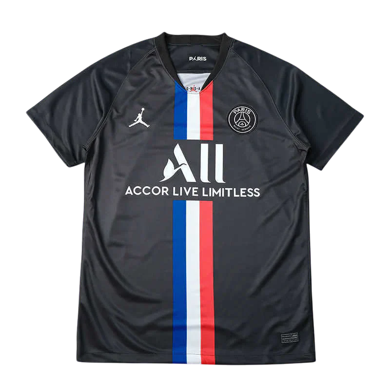 Camisa PSG IV 2019/2020 - Torcedor Jordan - Preta - Retrô