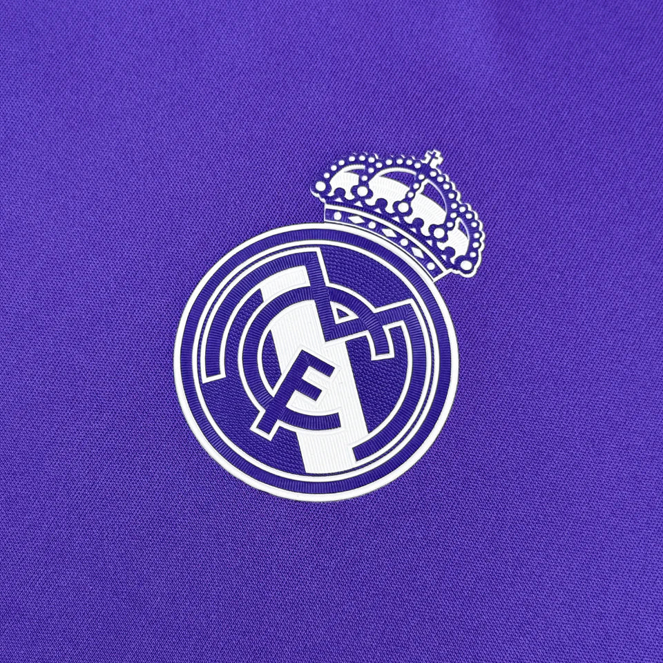Camisa Real Madrid II 2016/2017 - Adidas - Roxa - Retrô