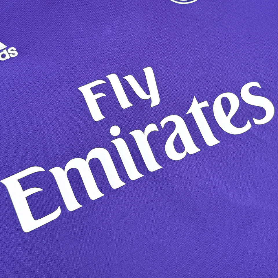 Camisa Real Madrid II 2016/2017 - Adidas - Roxa - Retrô