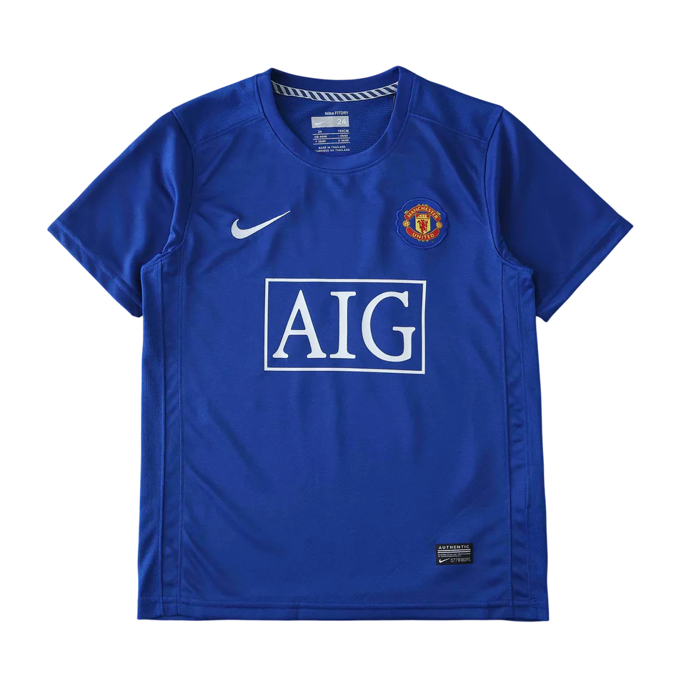Camisa Manchester United III 2008/2009 - Torcedor Nike Masculina - Azul