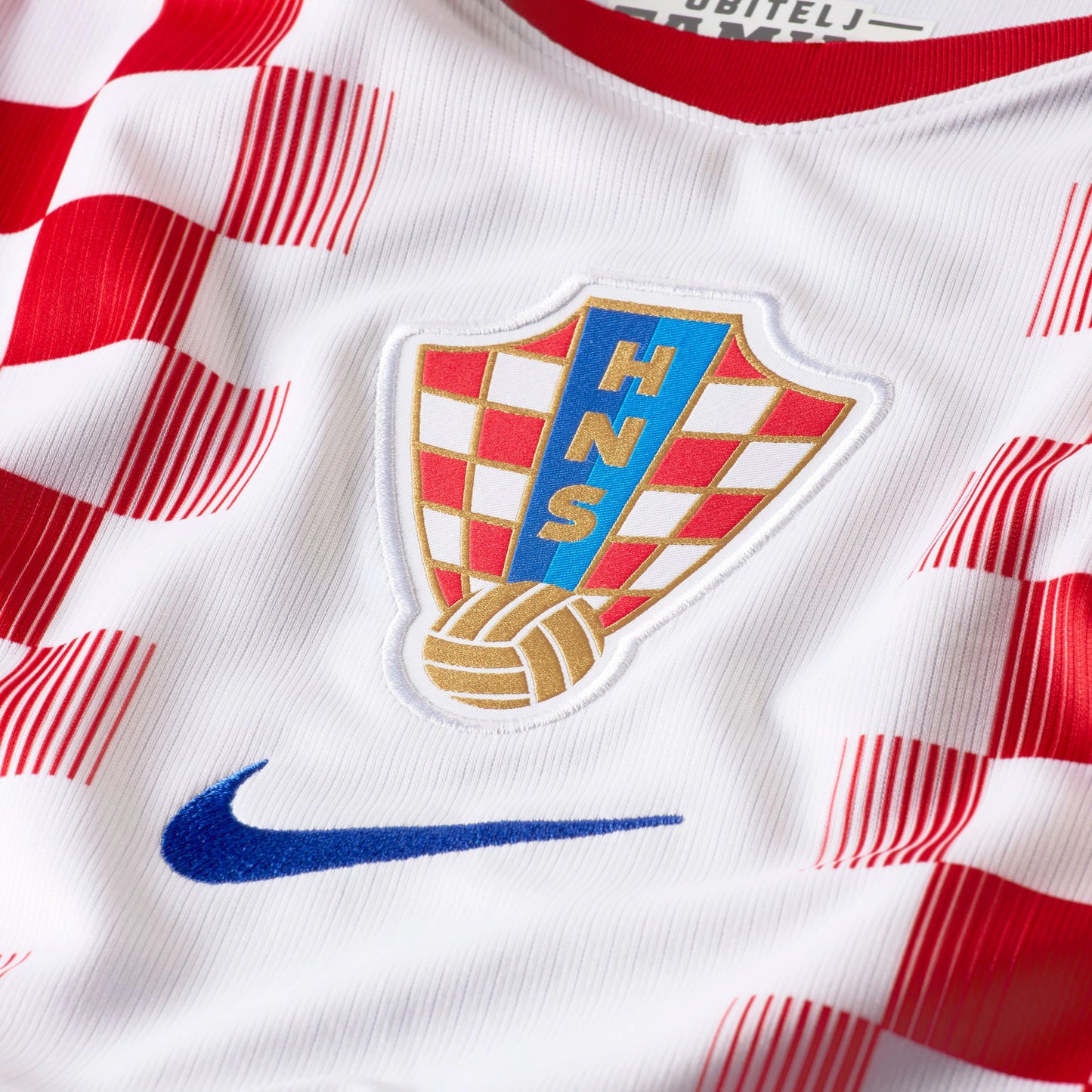 Camisa Croácia I 26/27 - Torcedor Masculina - Branco e Vermelho