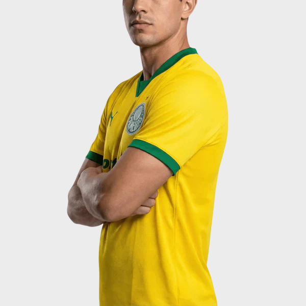 Camisa Palmeiras III 25/26 - Torcedor Puma Masculina - Amarela
