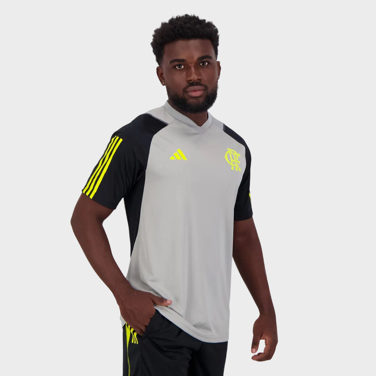 Camisa Flamengo Treino 24/25 - Cinza