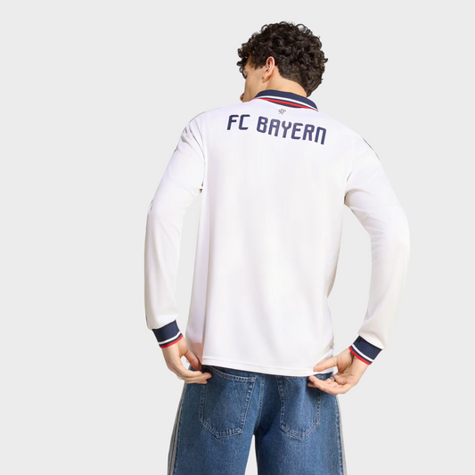 Camisa Bayer de Munique II Manga Longa 26/27 Torcedor - Branca