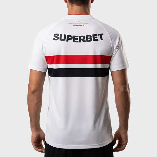 Camisa São Paulo I 26/27 - Branca e Vermelha