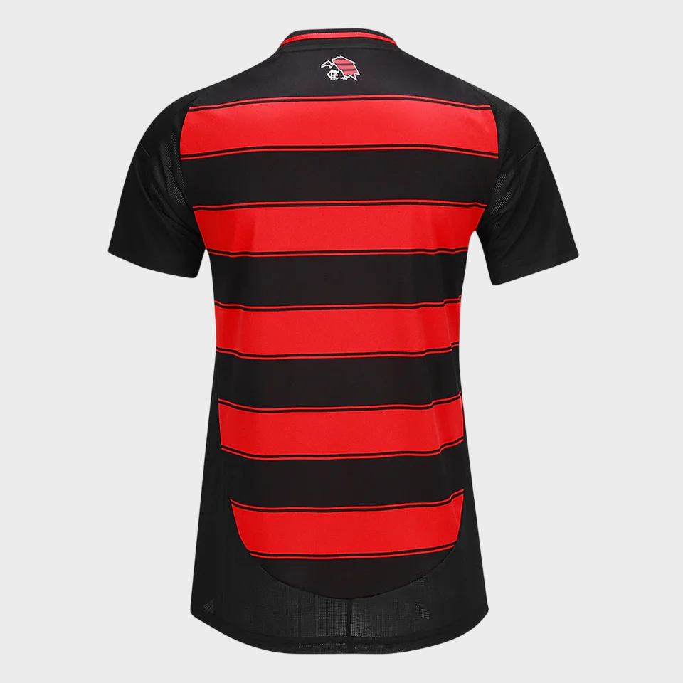 Camisa Flamengo Feminina I 25/26 - Vermelha e Preta