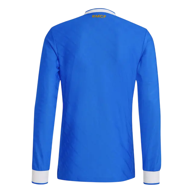 Camisa Real Madrid III Manga Longa 25/26 Torcedor Adidas - Azul