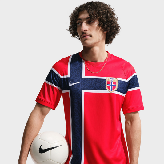 Camisa Noruega I 26/27 - Torcedor Nike Masculina - Vermelha