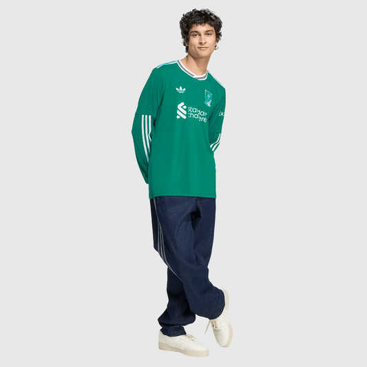 Camisa Liverpool III Manga Longa 25/26 - Torcedor Nike Masculina - Verde