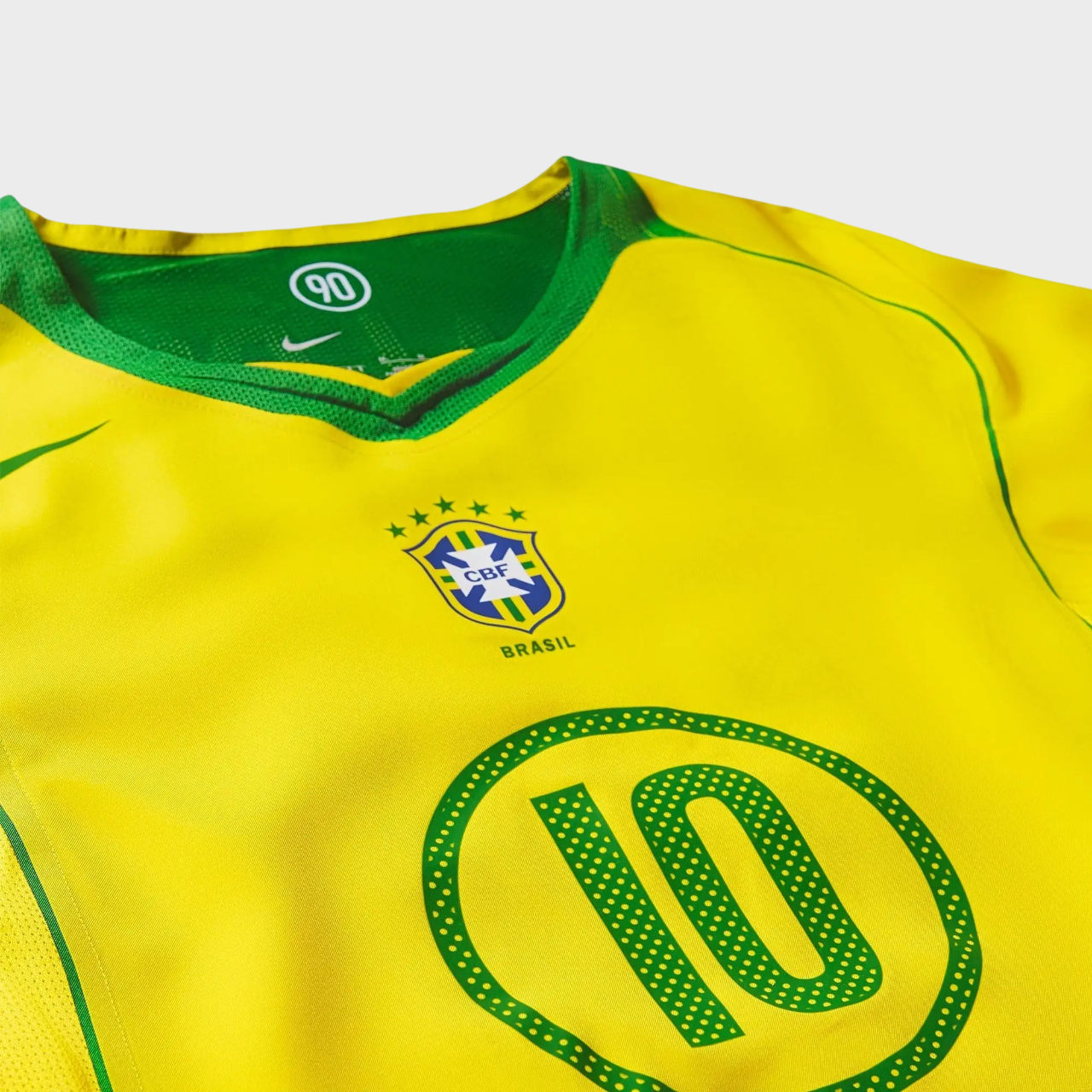 Camisa Seleção Brasileira I 2004 Reedição Total 90 Nike - RONALDINHO 10