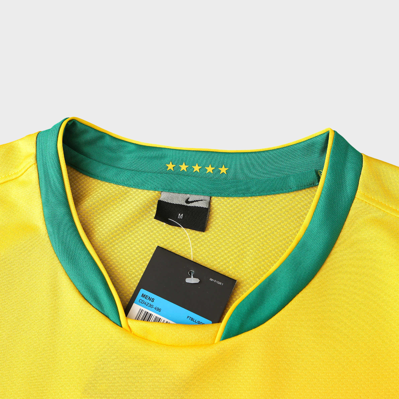 Camisa Seleção Brasileira I 2006 Nike - Retrô - Amarela