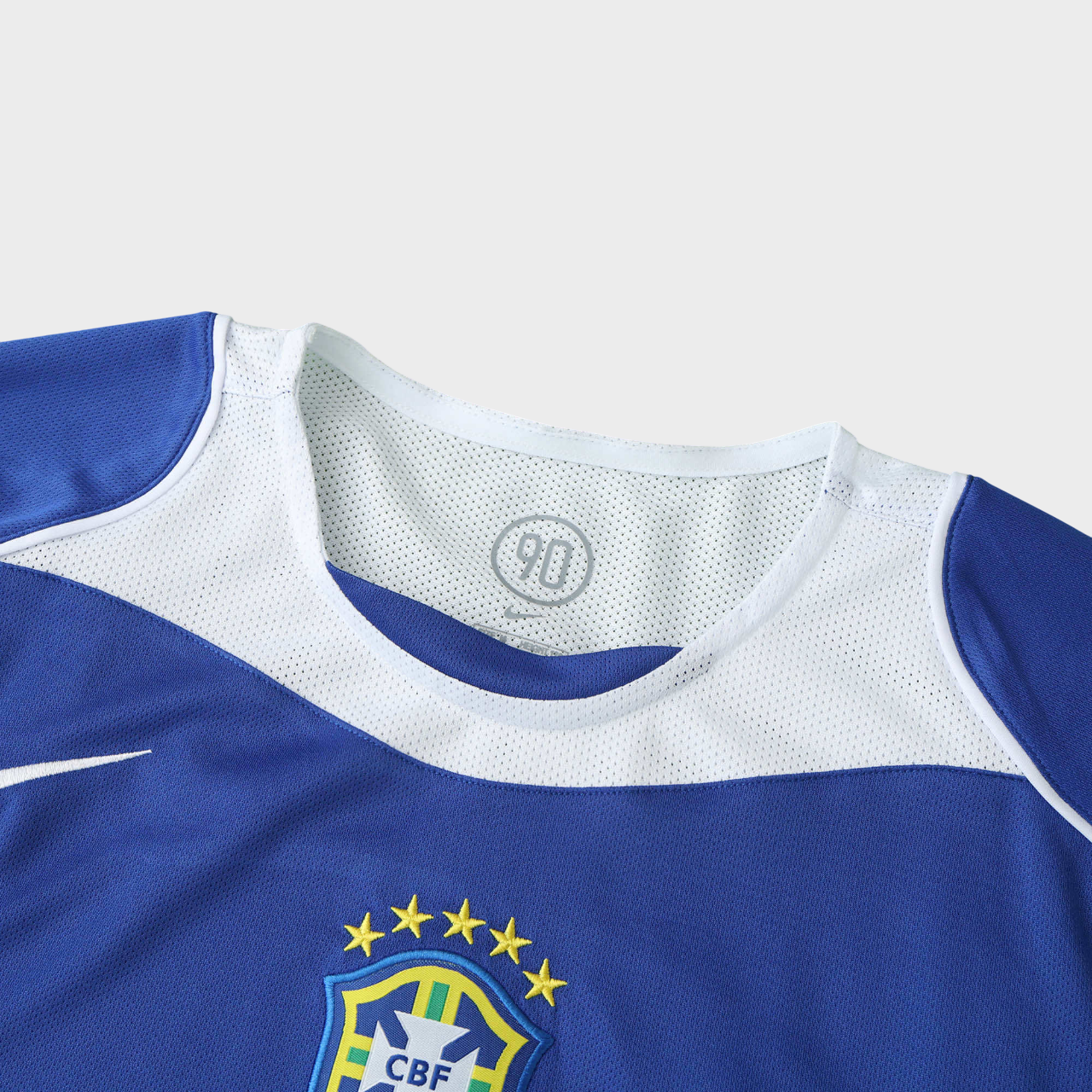 Camisa Seleção Brasileira II 2004 Nike - Retrô - Azul