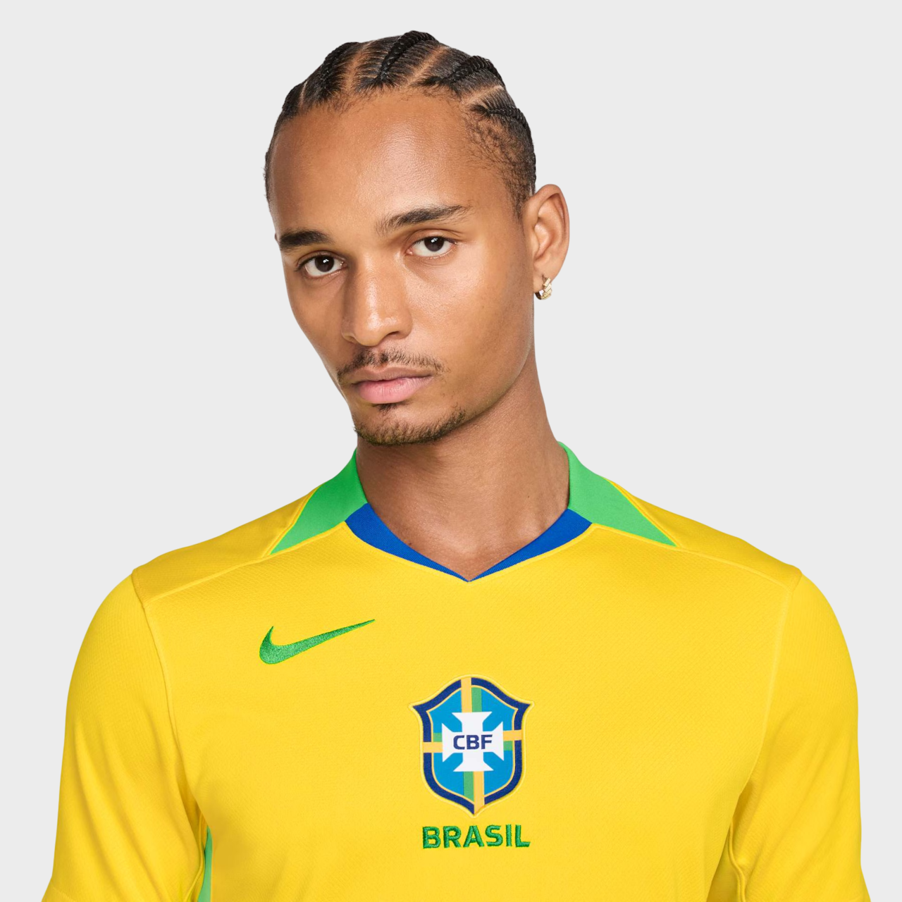 Camisa Seleção Brasileira I 25/26 - Torcedor Nike Masculina - Amarela