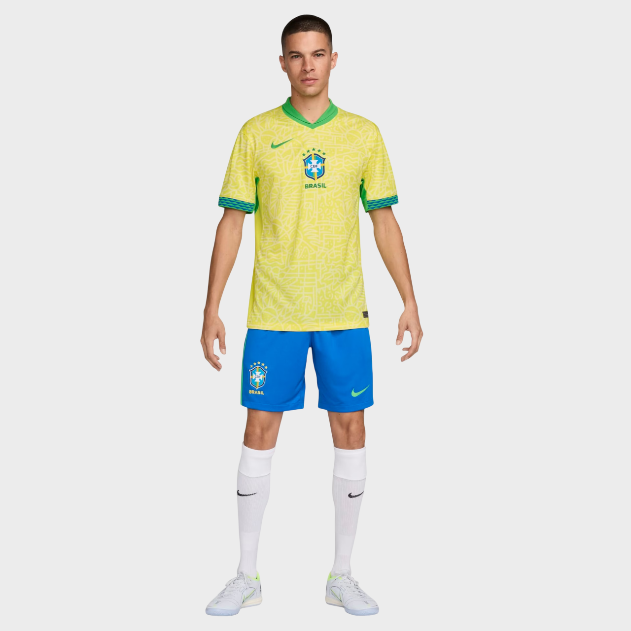 Camisa Seleção Brasileira I 24/25 - Torcedor Nike Masculina - Amarela