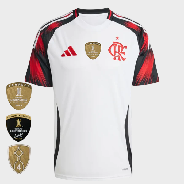 Camisa Flamengo II 25/26 - Torcedor Adidas Masculina - Branca