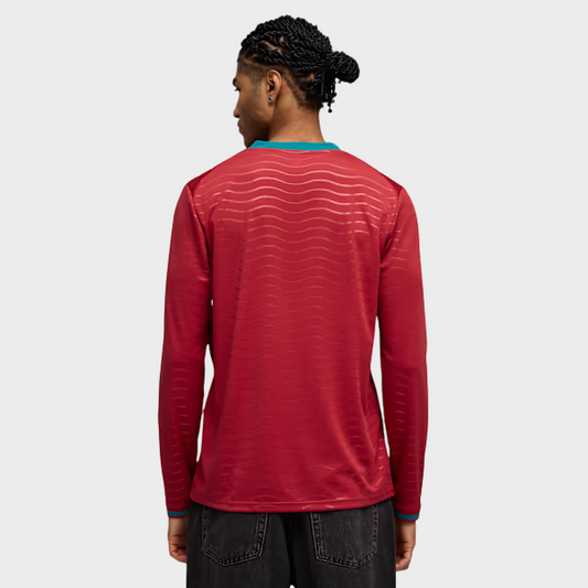 Camisa Portugal I Manga Longa 26/27 - Torcedor Puma Masculina - Vermelha