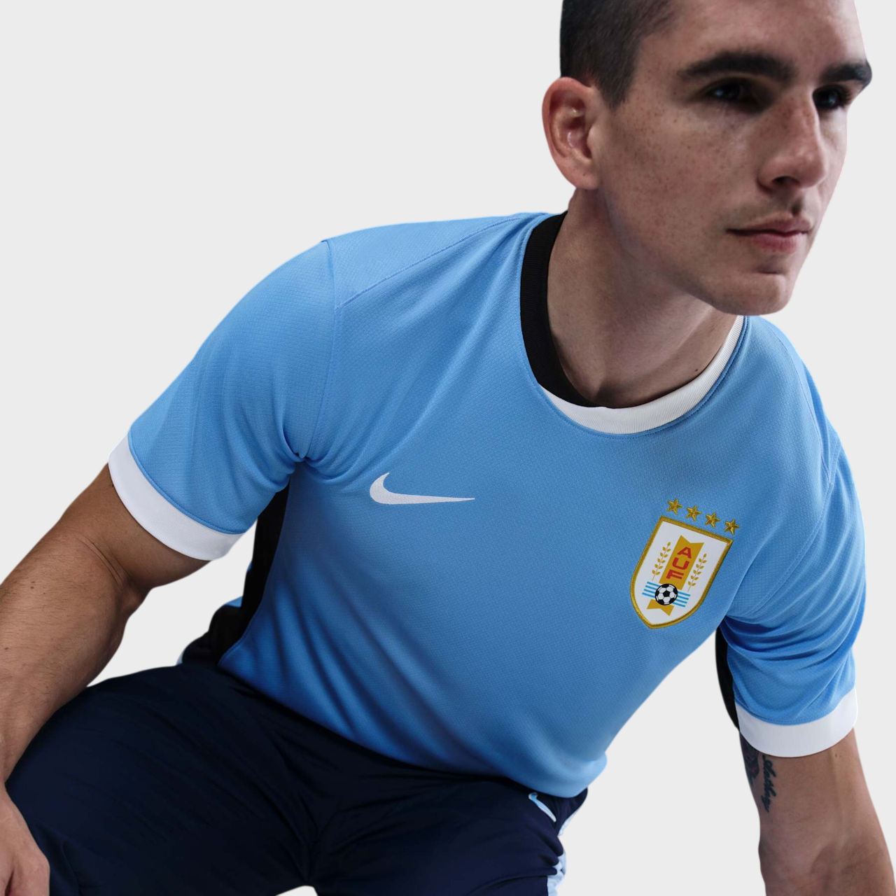 Camisa Uruguai I 25/26 - Torcedor Nike - Azul