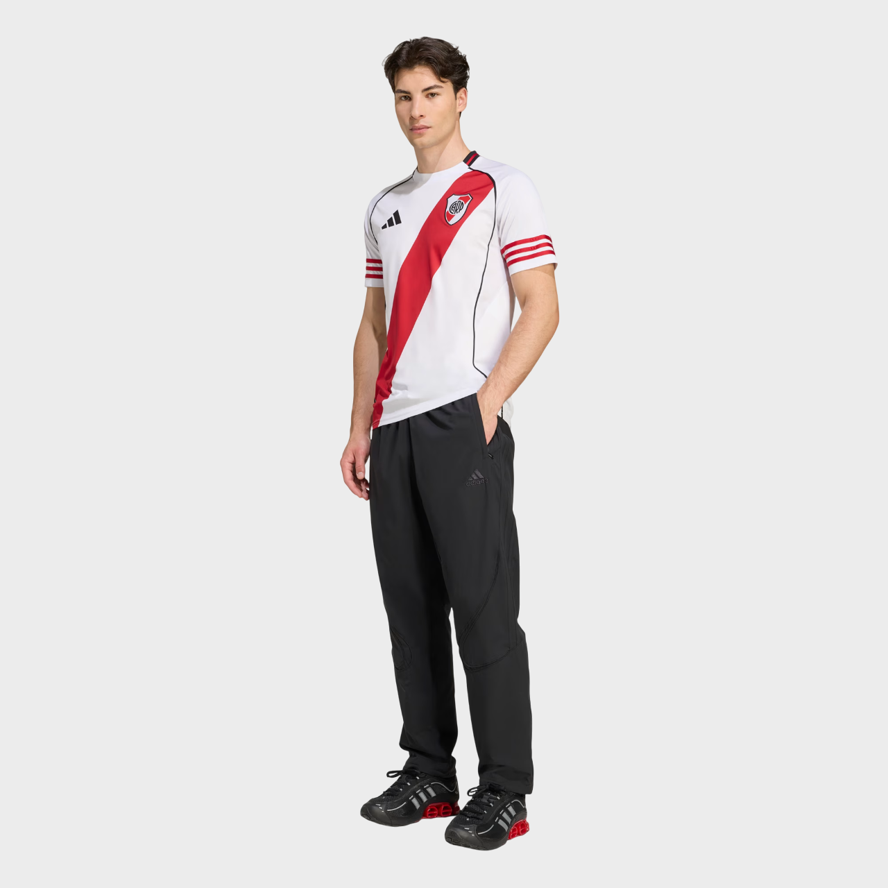 Camisa River Plate I 25/26 Torcedor Adidas Masculina - Branco