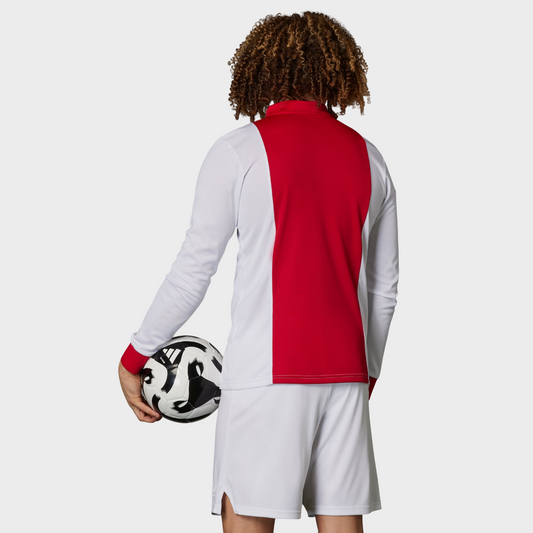 Camisa Ajax Manga Longa 25/26 - Especial 125 anos - Vermelha e Branca