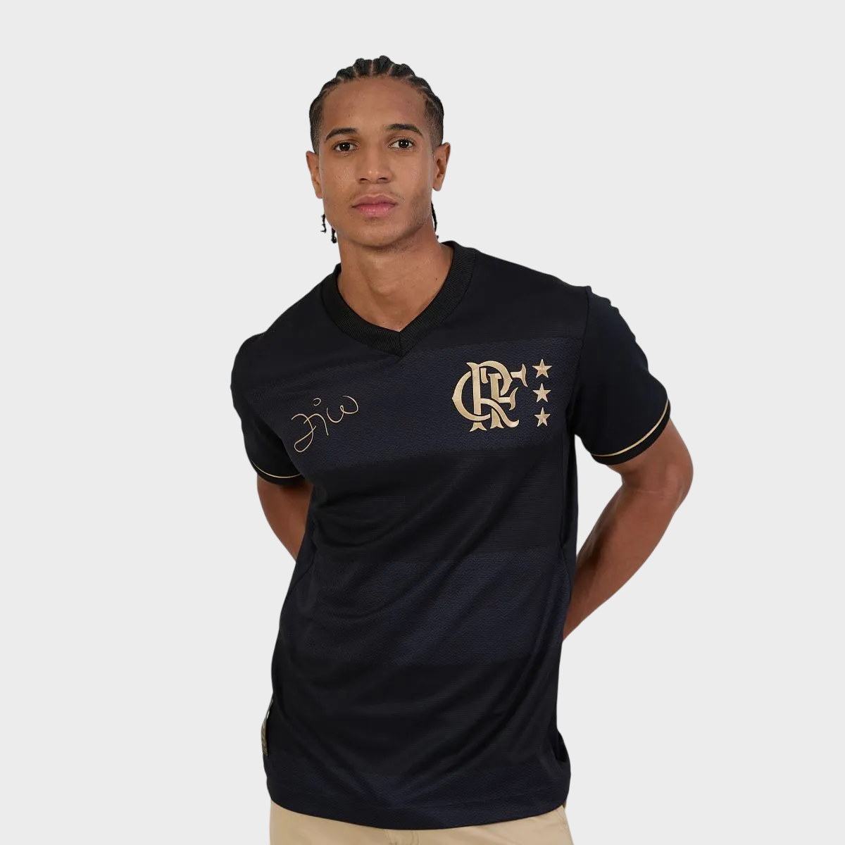 Camisa Flamengo Edição Especial Zico 25/26 Adidas Masculina - Preto