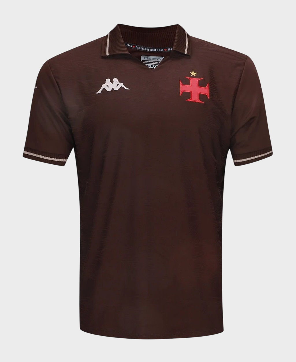 Camisa Vasco III 25/26 - Kappa - Marrom