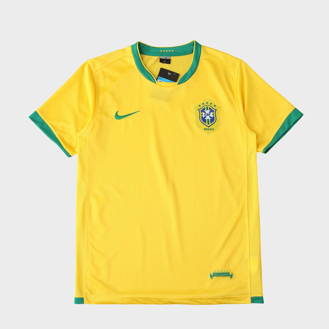 Camisa Seleção Brasileira I 2006 Nike - Retrô - Amarela