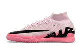 Chuteira Futsal Nike Air Zoom Mercurial Superfly 9 Elite IC Rosa e Preto "Mad Brilliance Pack"
