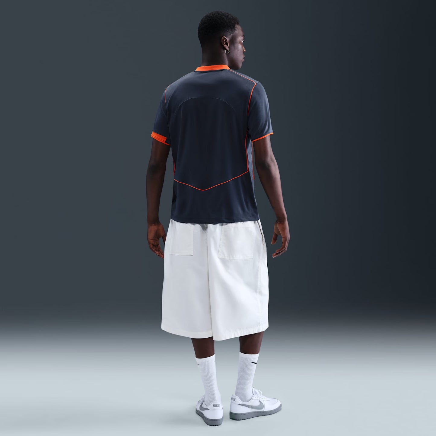 Camisa Inter de Milão III 25/26 - Torcedor Nike Masculina - Preta e Laranja