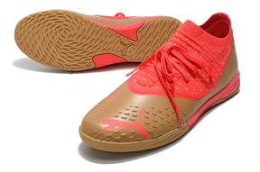 Chuteira Futsal Puma Future Z 1.3 IC Dourada e Laranja "Neymar Dream Chaser"