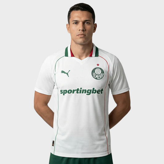 Camisa Palmeiras II 26/27 - Jogador Masculina - Branca