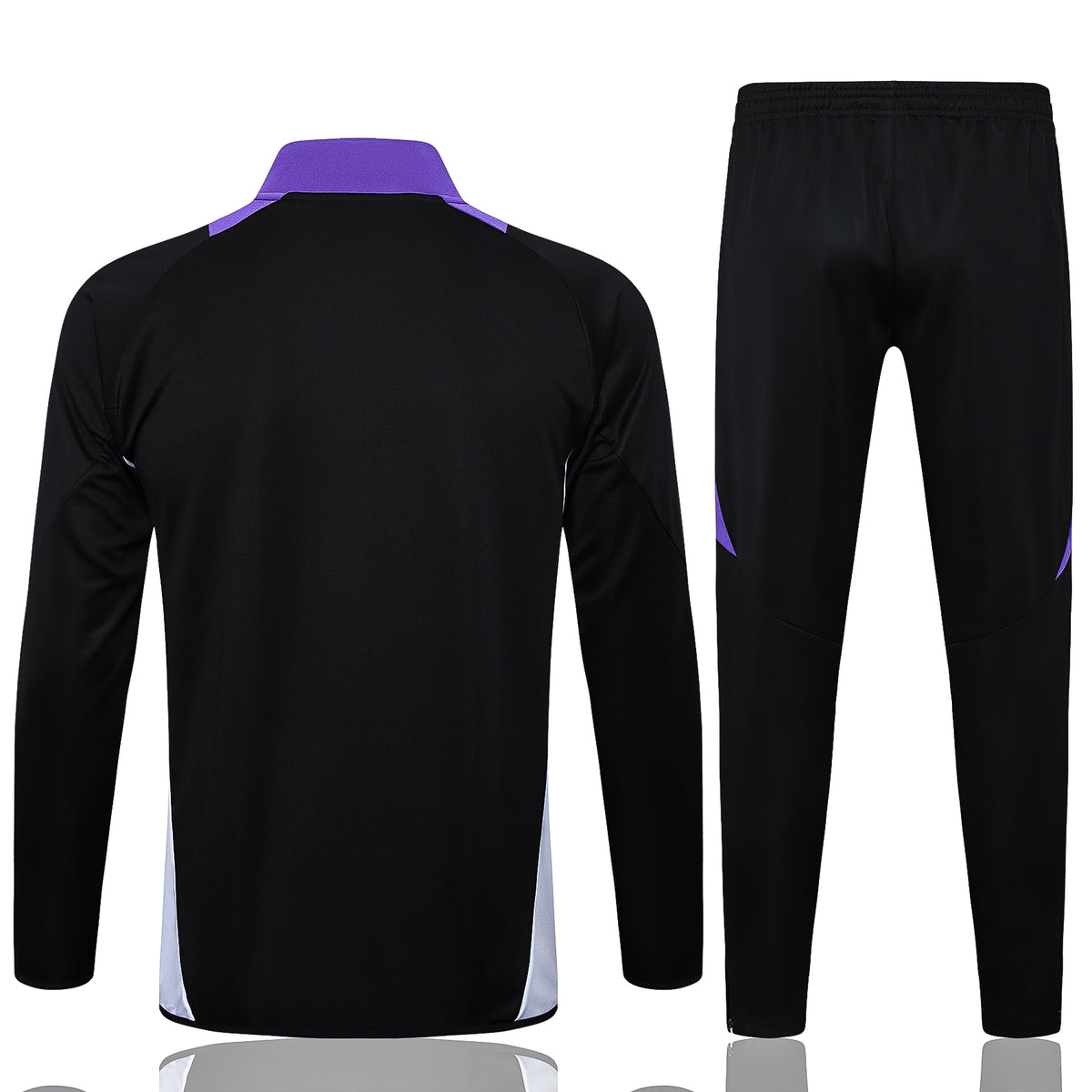 Conjunto Agasalho Treino Real Madrid 24/25 - Preto e Roxo