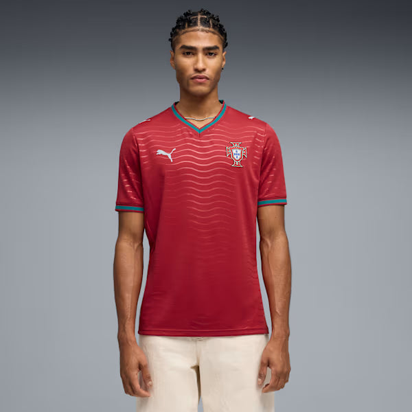 Camisa Portugal I 26/27 - Torcedor Puma Masculina - Vermelha