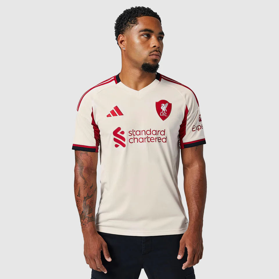 Camisa Liverpool II 25/26 - Torcedor Nike Masculina - Bege