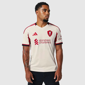 Camisa Liverpool II 25/26 - Torcedor Nike Masculina - Bege [PRÉ-VENDA]
