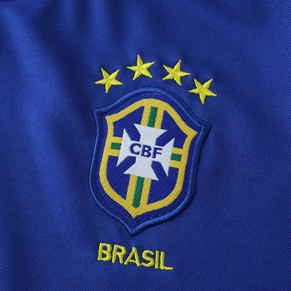 Camisa Seleção Brasileira II 1998 Nike - Retrô - Azul