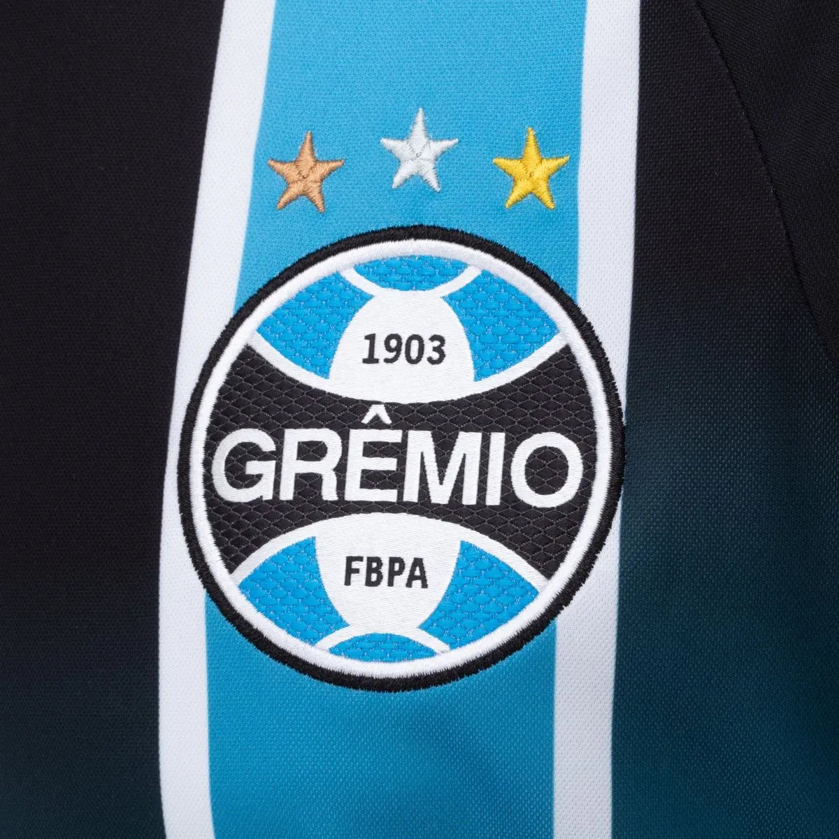 Camisa Grêmio I 26/27 - Azul e Preta + Patrocínios