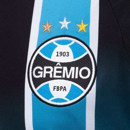 Camisa Grêmio I 26/27 - Azul e Preta + Patrocínios