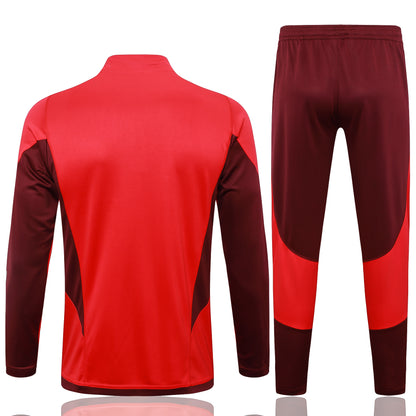 Conjunto Agasalho Treino Internacional 24/25 - Vermelho